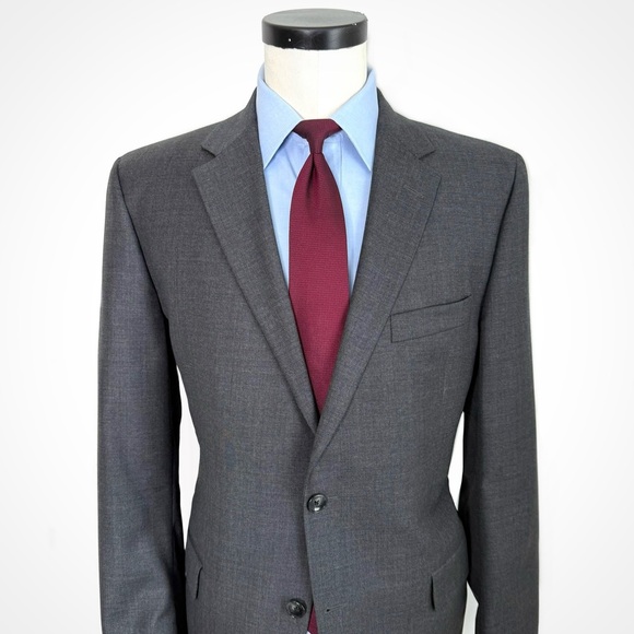 Hickey Freeman Other - Hickey Freeman Solid Grey Blazer | 44